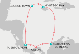 Itinerario Crucero Caribe Legendario